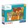 Disney Classics Striped Frame cuburi de poveste Clementoni cu 12 piese