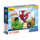 Omul Păianjen Spidey set de cuburi cu povești, 12 bucăți, Clementoni