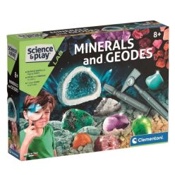   Colorat Science Set științific cu minerale și geode Clementoni