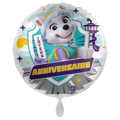   Patrula Cățelușilor Snow Cool Baloane din folie Joyeux Anniversaire 43 cm