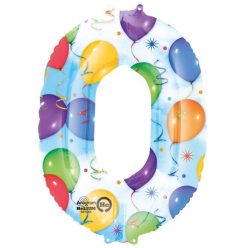 Numere Balon Gigant Folie Număr 0 88*63 cm