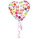 Iubire Balon folie Ich hab dich lieb 43 cm