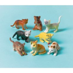 Pisică set de figurine din plastic 12 bucăți