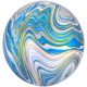 Colorat Balon folie sferic albastru colorat 40 cm