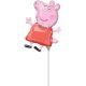 Purcelușa Peppa mini balon de folie 30 cm (WP)