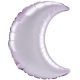 Satin Pastel Pink balon folie lună 43 cm