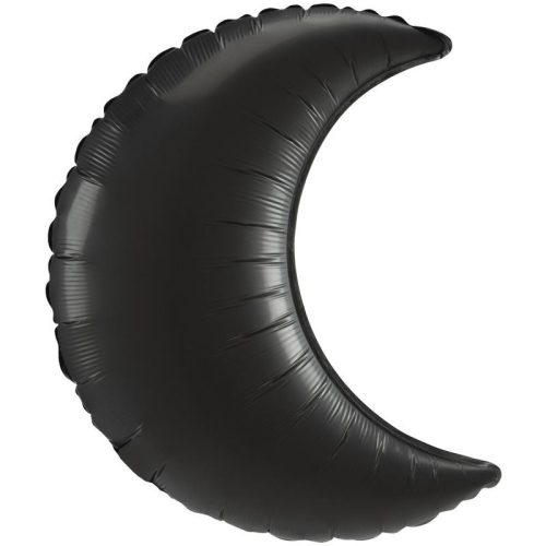 Colorat Onyx Crescent balon din folie în formă de lună 66 cm