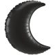 Colorat Onyx Crescent balon din folie în formă de lună 66 cm