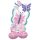 Fluture Flutter Balon uriaș din folie AirLoonz 111 cm