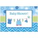Bebe Set de 8 invitații Boy Shower