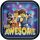 Lego Movie farfurie de hârtie aventură 8 buc 18 cm