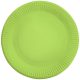 Colorat Kiwi Farfurie de hârtie verde 8 buc 23 cm