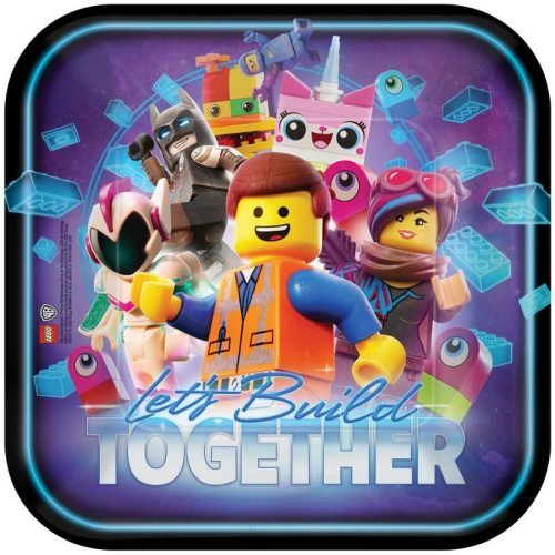 Lego Movie farfurie de hârtie aventură 8 buc 23 cm