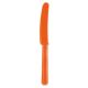 Colorat Orange Peel Tacâmuri portocalii, cuțit