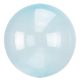 Colorat Balon din folie Crystall Ball Albastru Transparent 45 cm