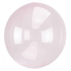 Colorat Balon din folie translucid Cristal Light Pink 45 cm
