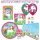 Unicorn Meadow set de petrecere 56 de piese