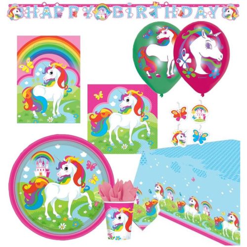 Unicorn Meadow set de petrecere 56 de piese