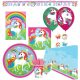 Unicorn Meadow set de petrecere 56 de piese