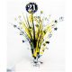 La mulți ani Happy Birthday Gold 21 ornament de masă 45,7 cm