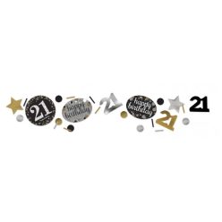 La mulți ani Confetti de Aur 21 La Mulți Ani