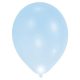 Colorat Blue Balon LED luminos, set de 5 bucăți 11 inch (27,5 cm)