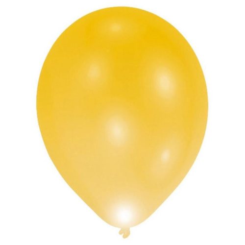 Colorat Gold Balon cu LED, 5 buc 11 inch (27,5 cm)