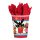Bing Red Pahar de hârtie 8 buc 250 ml