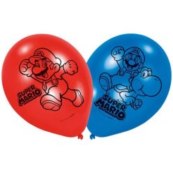 Super Mario Mushroom balon, 6 buc 9 inch (22.8 cm)