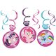 Micul meu ponei Rainbow Sparkle set decorativ cu panglici (6 buc)