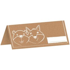 Vulpe Card de așezare Fox, set de 8