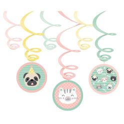   Animale de companie Hello Pets Set decorativ cu panglică, 6 bucăți