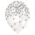 Colorat Silver Balon confetti argintiu, 6 buc, 11 inch (27,5 cm)