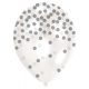 Colorat Silver Balon confetti argintiu, 6 buc, 11 inch (27,5 cm)