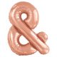 Litere Balon din folie Rose Gold & literă 108 cm