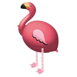 Flamingo Pink balon din folie de mers 83 cm