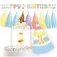 Bebe Rainbow Set decorațiuni pentru prima aniversare 4 piese