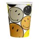 Emoji Smiley Originals pahar de hârtie 8 buc 250 ml