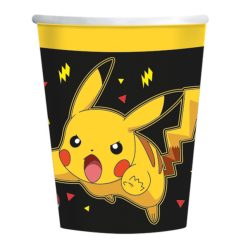 Pokémon Thunder pahar de hârtie 237 ml, set de 8