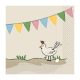Farm  Party şerveţel 16 bucăţi 25x25 cm