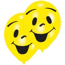 Emoji Smile balon, 8 bucăți 10 inch (25,4 cm)