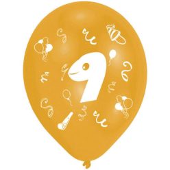   La mulți ani Ribbon La mulți ani! Set 9 baloane, 8 bucăți 10 inch (25,4 cm)