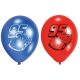 Disney Mașini 95 balon, set de 6 bucăți 9 inch (22,8 cm)