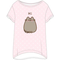 Pusheen Dots tricou de noapte scurt pentru femei M