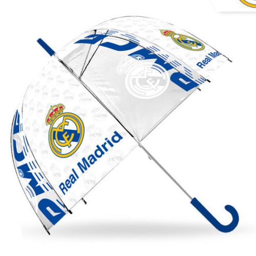 Real Madrid Emblem umbrelă transparentă pentru copii Ø70 cm