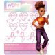 WOW Generation Megan set de agrafe roz