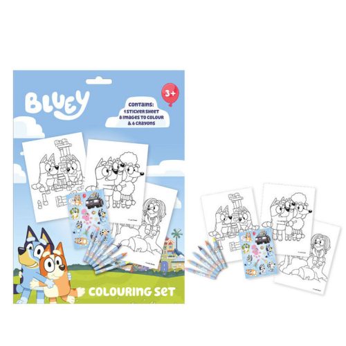 Bluey Life set de colorat