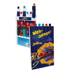 Omul Păianjen Web-Slinger set de pixuri colorată 6 buc