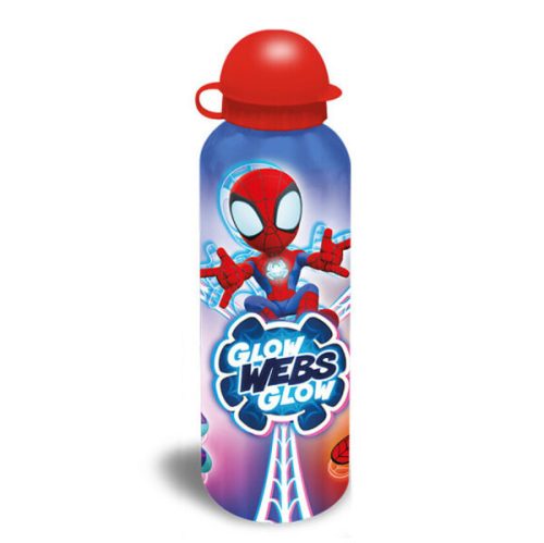 Omul Păianjen Glow Web sticlă de aluminiu 500 ml