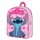Disney Lilo și Stitch Pink Leaf rucsac, geantă 40 cm